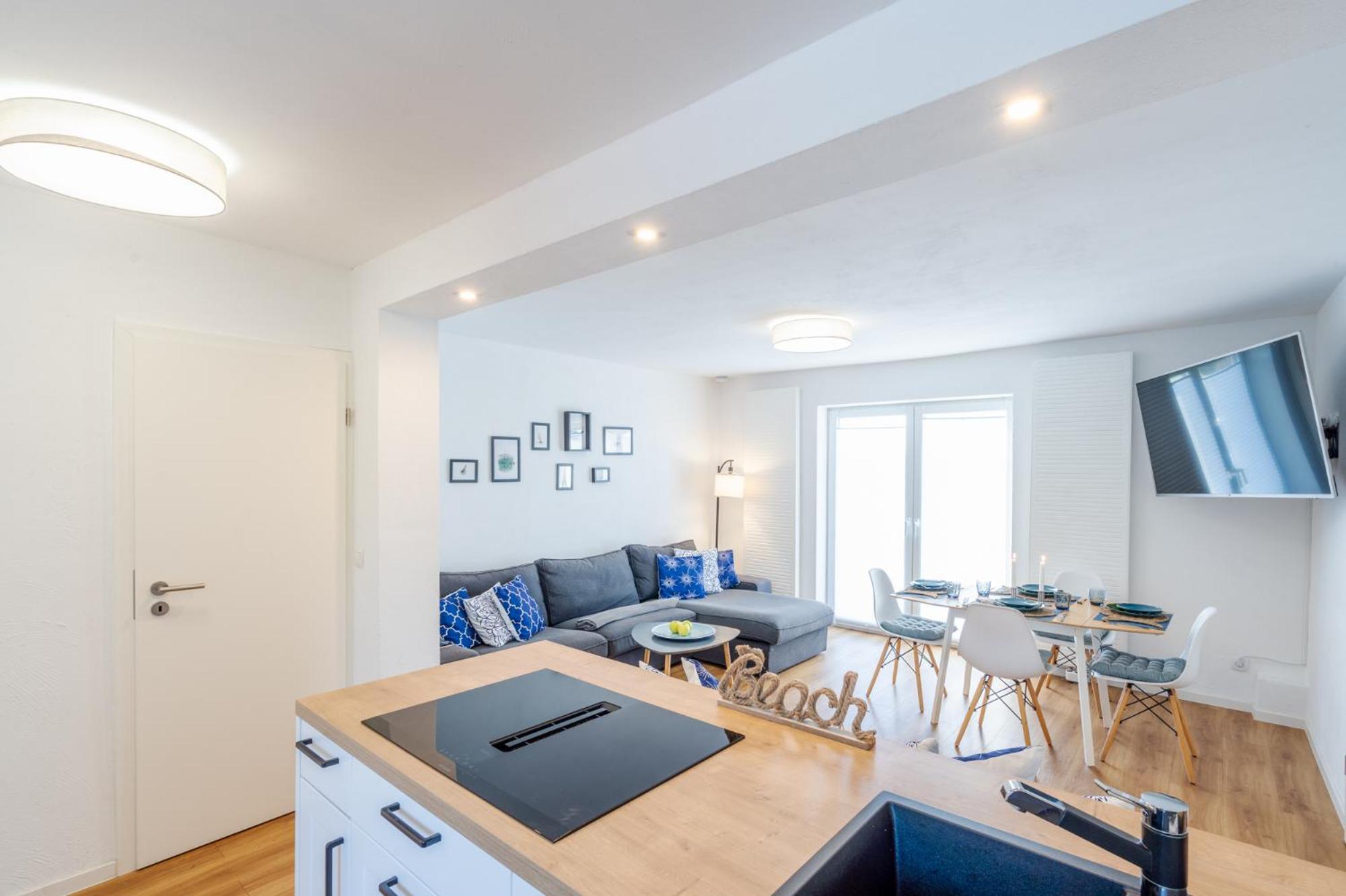 Strand Familien Doppelhaushaelfte ,,Marsi" #Familien-Urlaub Rappin Exteriér fotografie