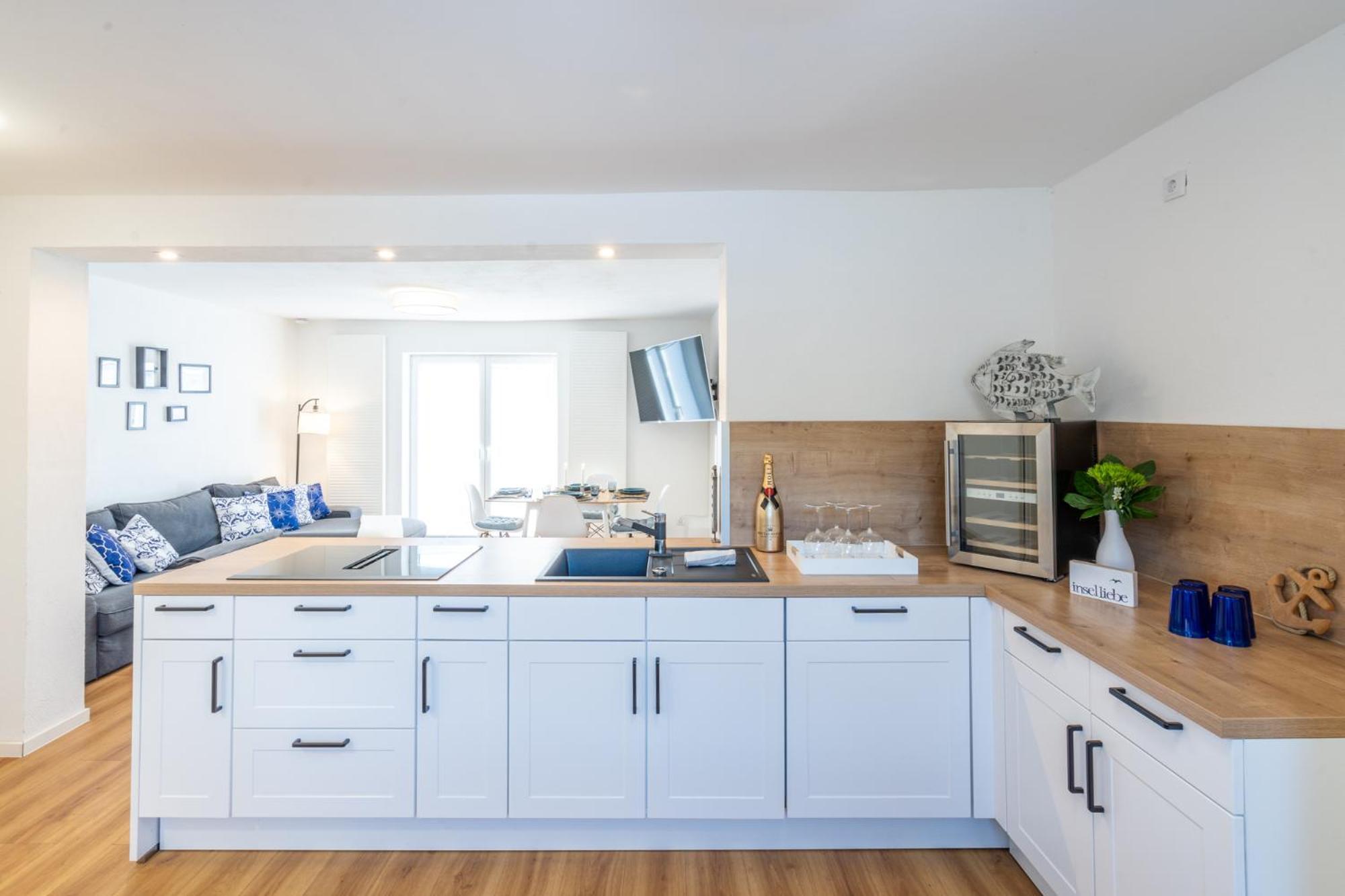 Strand Familien Doppelhaushaelfte ,,Marsi" #Familien-Urlaub Rappin Exteriér fotografie